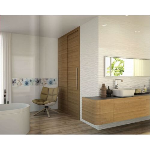 ΠΛΑΚΑΚΙ ΤΟΙΧΟΥ KARAG BLANCOS Nami Blanco Brillo 28x85 cm